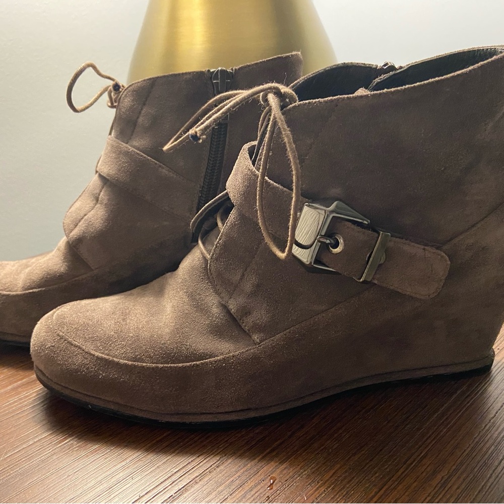 Stuart Weitzman Suede Ankle Boots